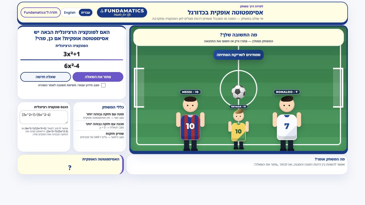 Preview: Football asymptotes